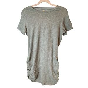 Lucy Grey Wide Neck Tunic Dress Women's Size Medium